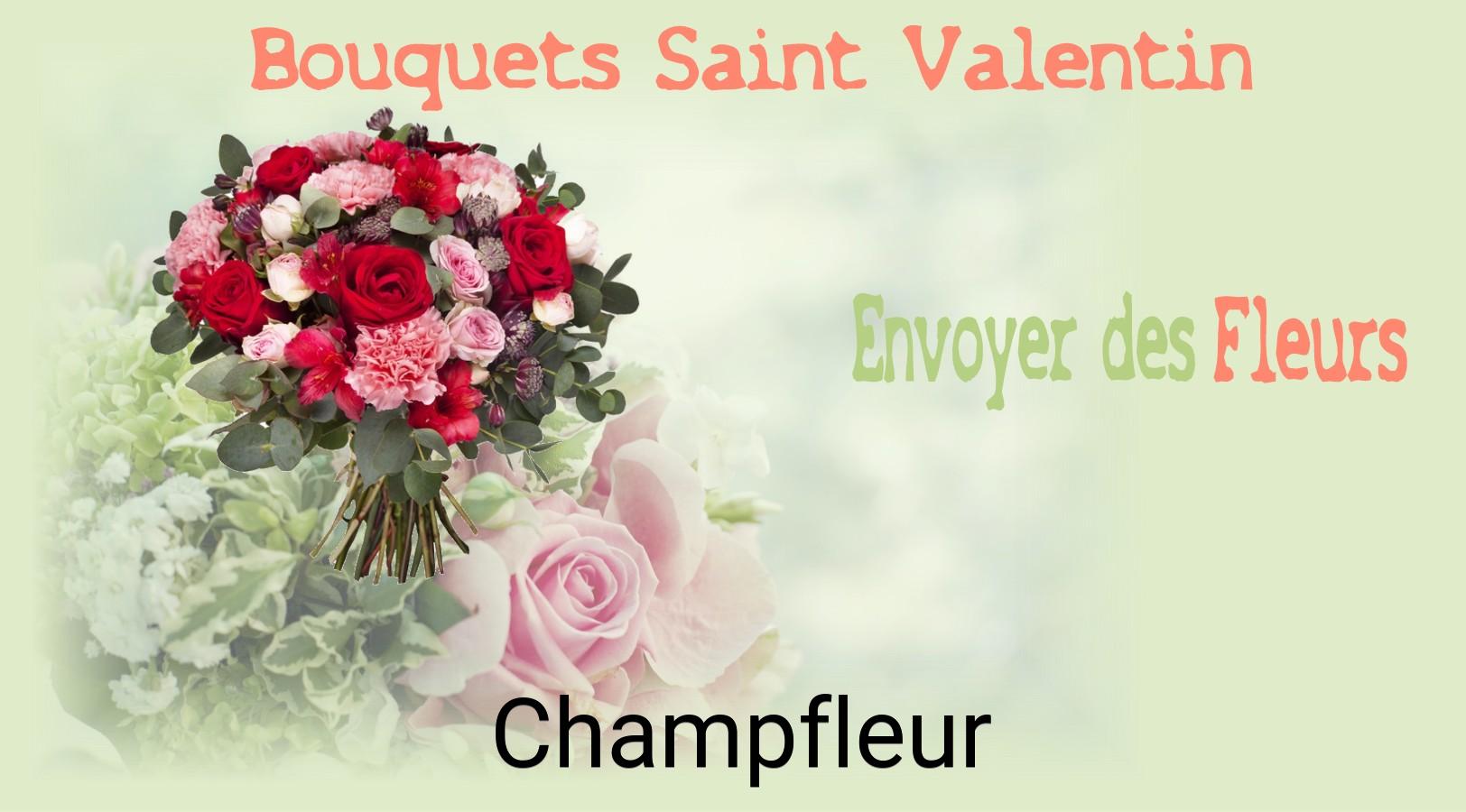 Roses de Saint-Valentin livrées à Champfleur